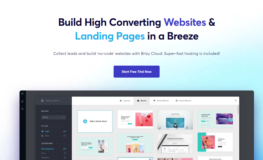 Build High Converting Websites & Landing Pages in a Breeze